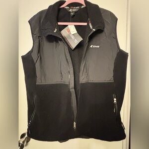 EMS polartec Black Fleece Vest size large